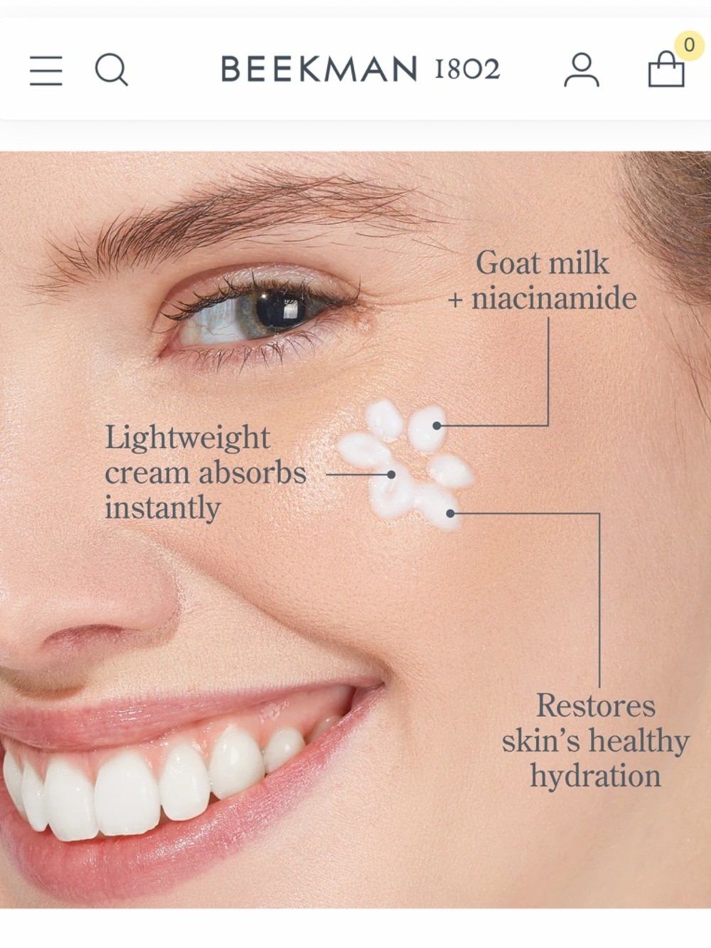 ❗️Beekman 1802 Bloom Cream Daily Moisturizer NWT $68! - Picture 8 of 10